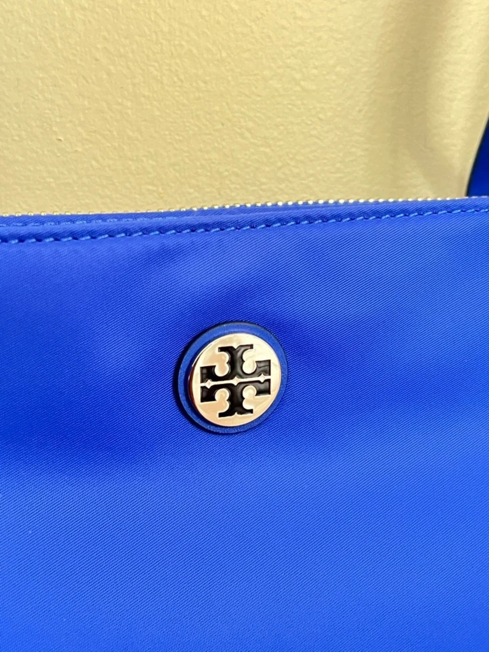 TORY BURCH• Blue Nylon Tote Bag
